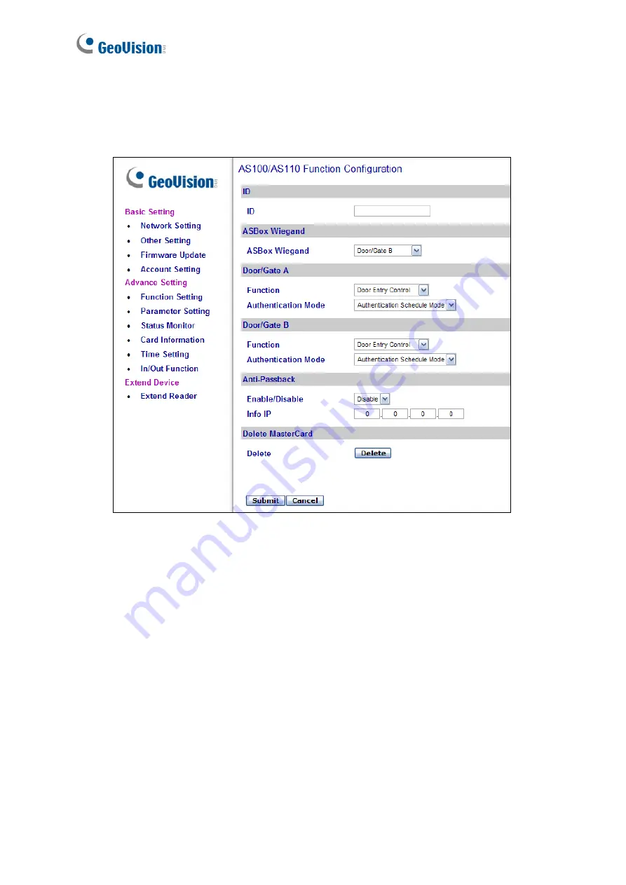 GeoVision GV-AS Series Installation Manual Download Page 114