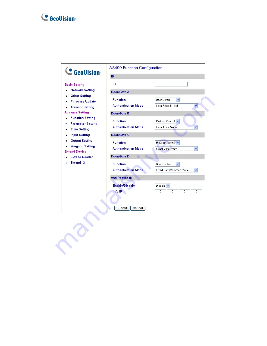 GeoVision GV-AS100 Hardware Installation Manual Download Page 108