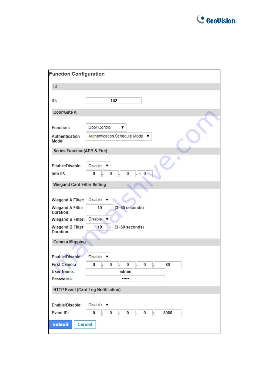 GeoVision GV-AS1620 User Manual Download Page 18