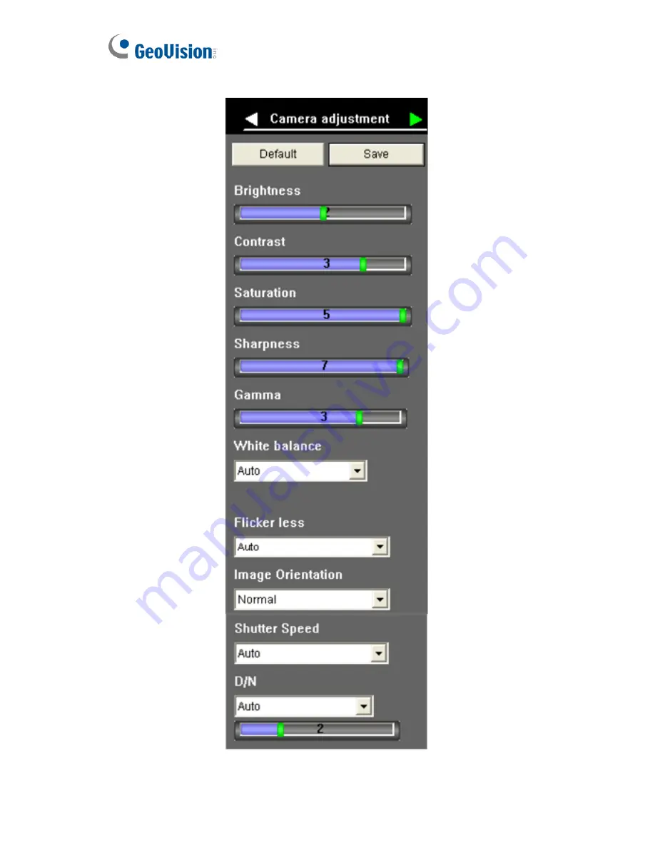 GeoVision GV-BL110D User Manual Download Page 166