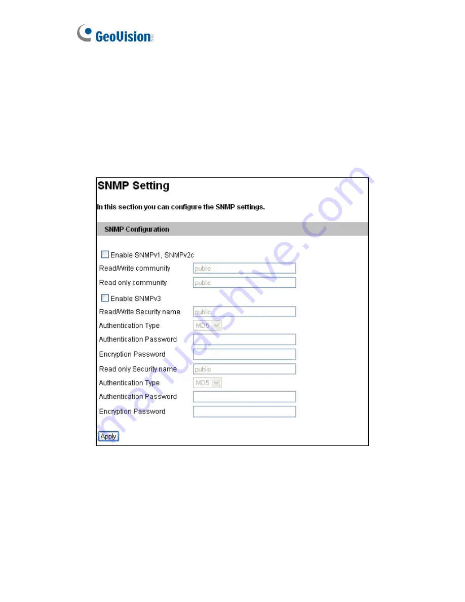 GeoVision GV-BL110D User Manual Download Page 236