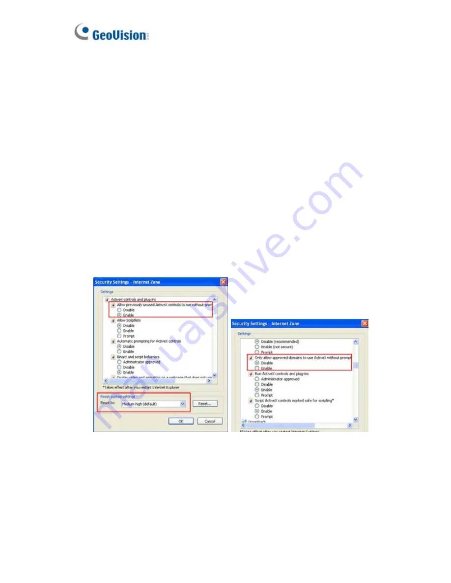 GeoVision GV-BL110D User Manual Download Page 380