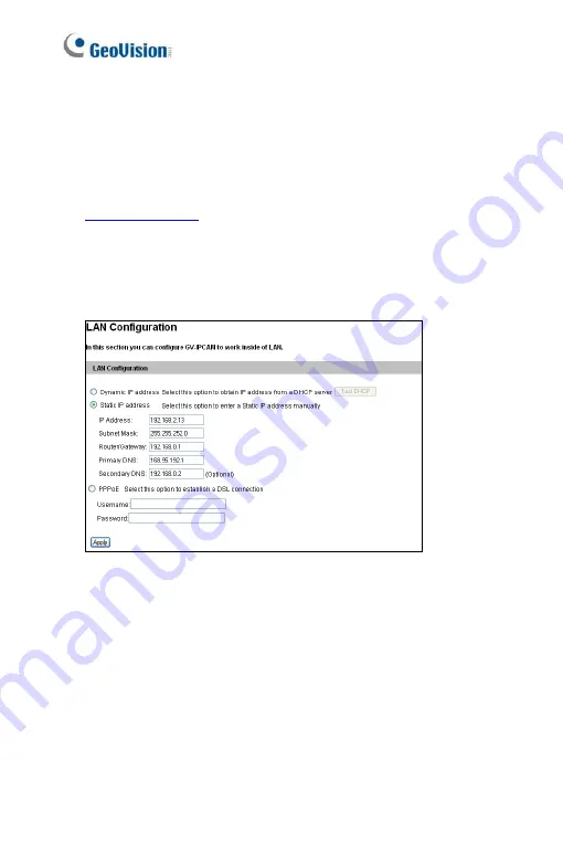 GeoVision GV-IPCAM Quick Start Manual Download Page 93