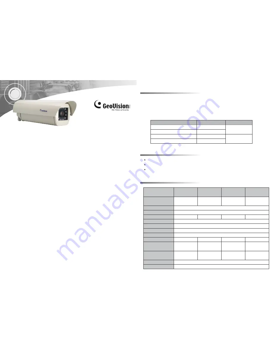 GeoVision GV-IRCAM 10M EIA DC12V Installation Manual Download Page 1