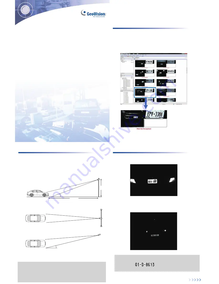 GeoVision GV-LPR Installation Manual Download Page 1