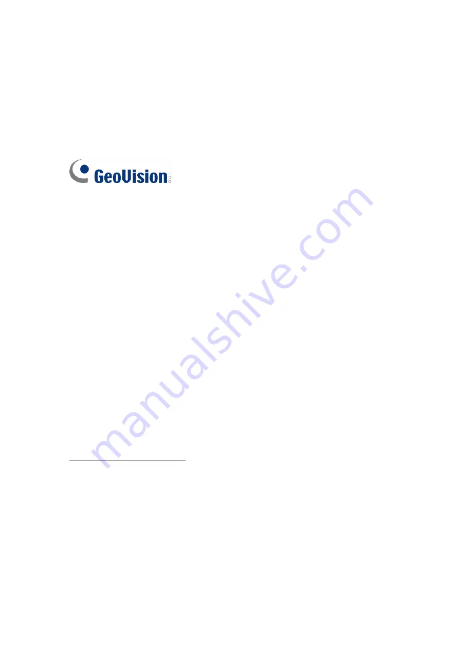 GeoVision GV-LPR2800-DL Installation Manual Download Page 2