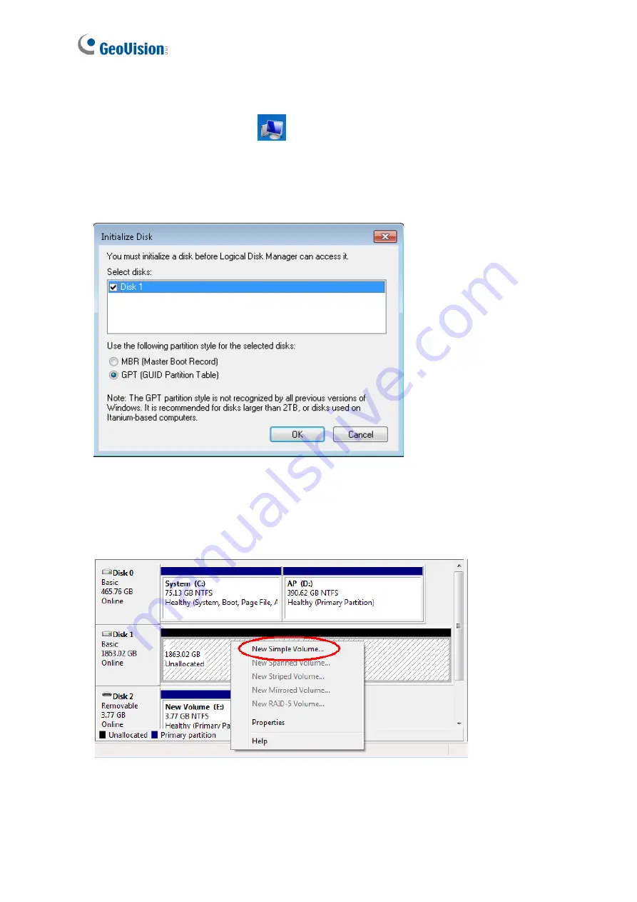 GeoVision GV-NVRH V5 User Manual Download Page 31