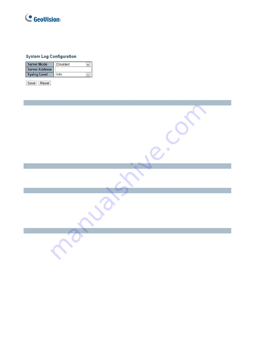 GeoVision GV-POE0812 User Manual Download Page 40