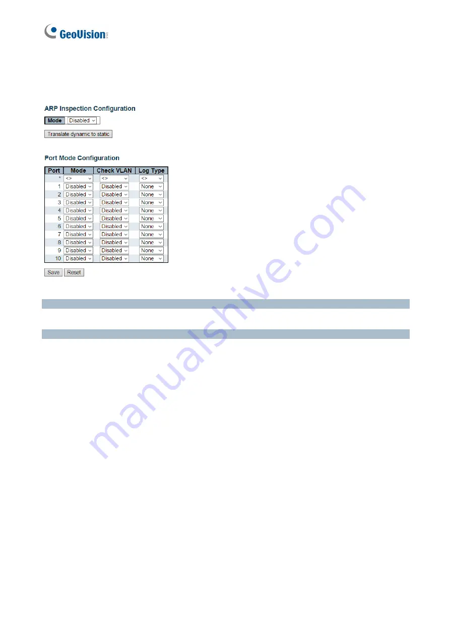 GeoVision GV-POE0812 User Manual Download Page 110