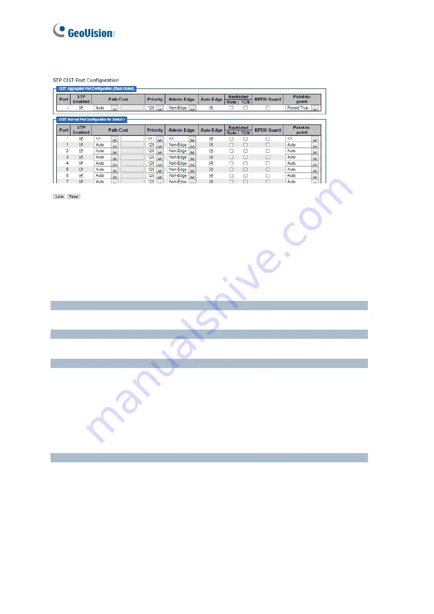 GeoVision GV-POE0812 Скачать руководство пользователя страница 132