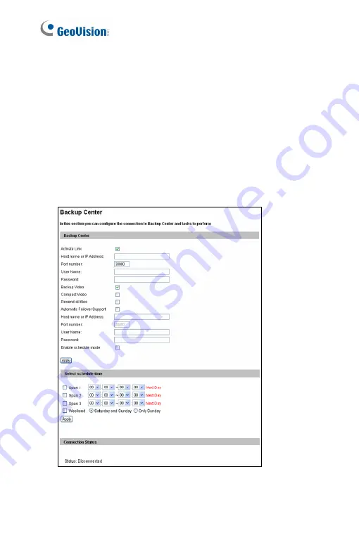 GeoVision GV-PTZ010D Firmware Manual Download Page 139