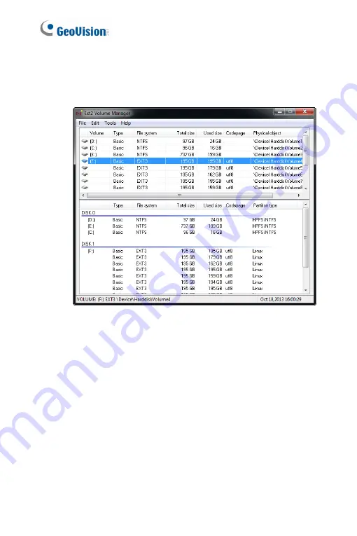 GeoVision GV-PTZ010D Firmware Manual Download Page 195