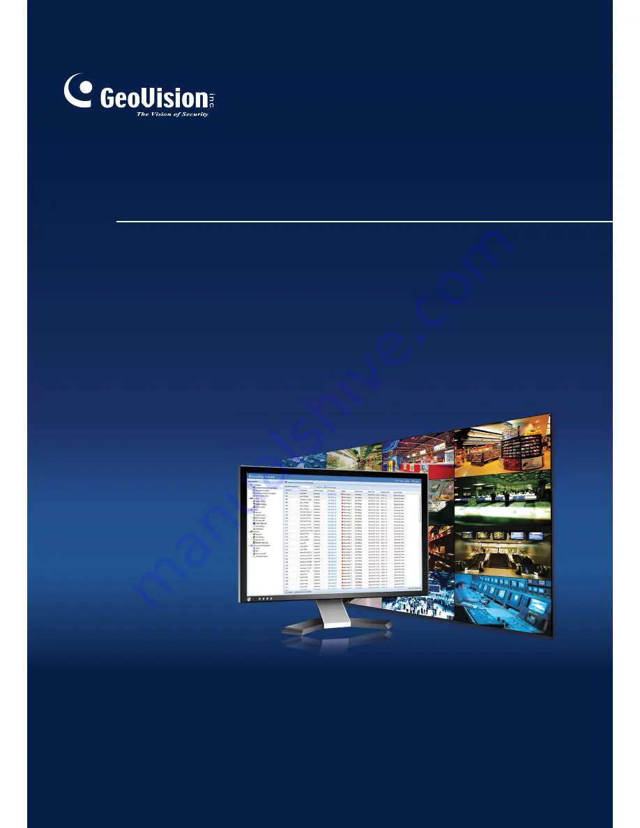 GeoVision GV-Recording Server User Manual Download Page 1