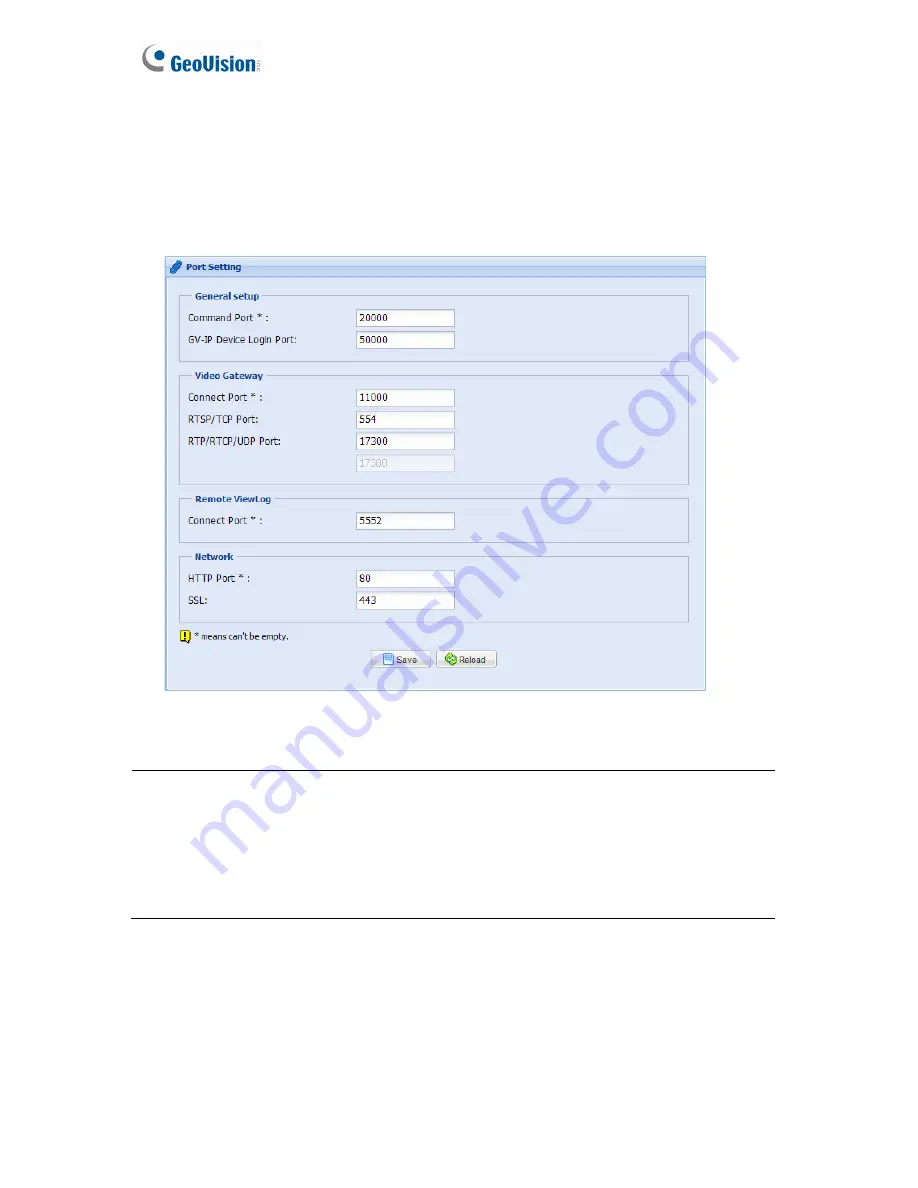 GeoVision GV-Recording Server User Manual Download Page 60