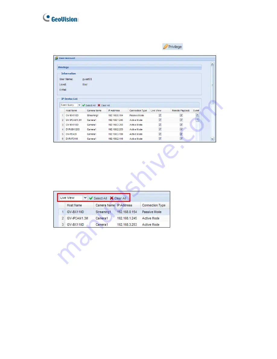 GeoVision GV-Recording Server Скачать руководство пользователя страница 70