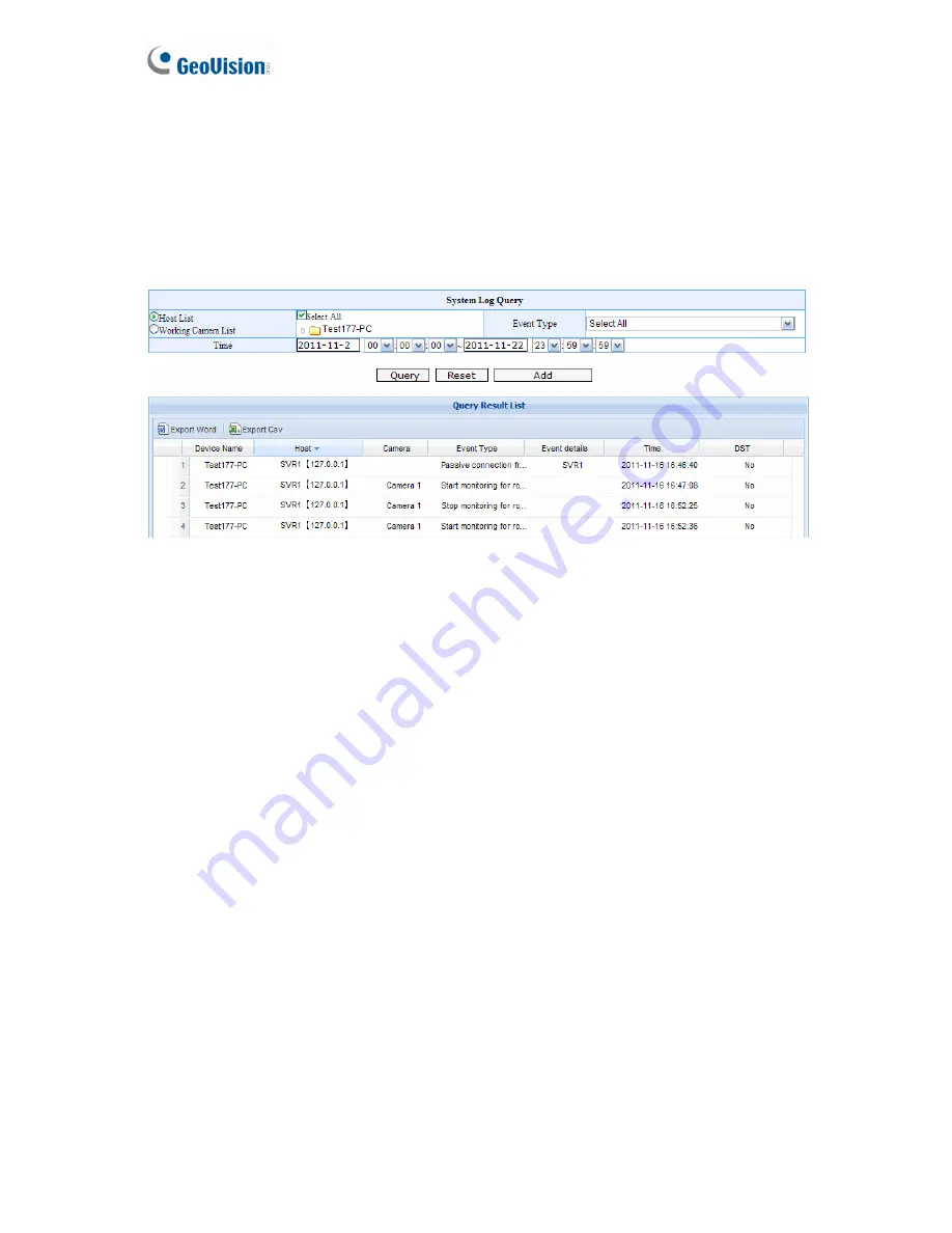 GeoVision GV-Recording Server Скачать руководство пользователя страница 88