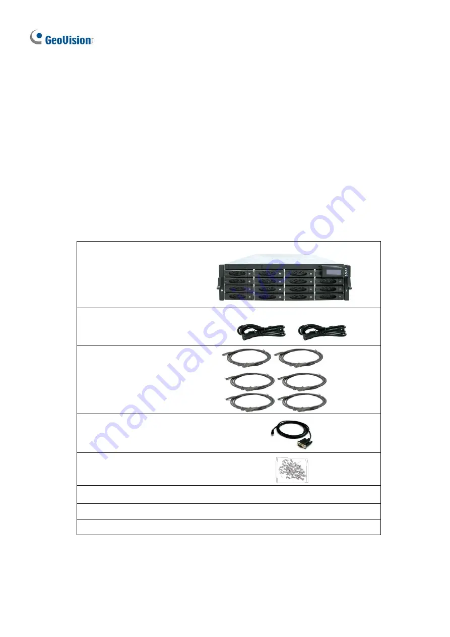 GeoVision GV-Storage System V3 Hardware User Manual Download Page 13