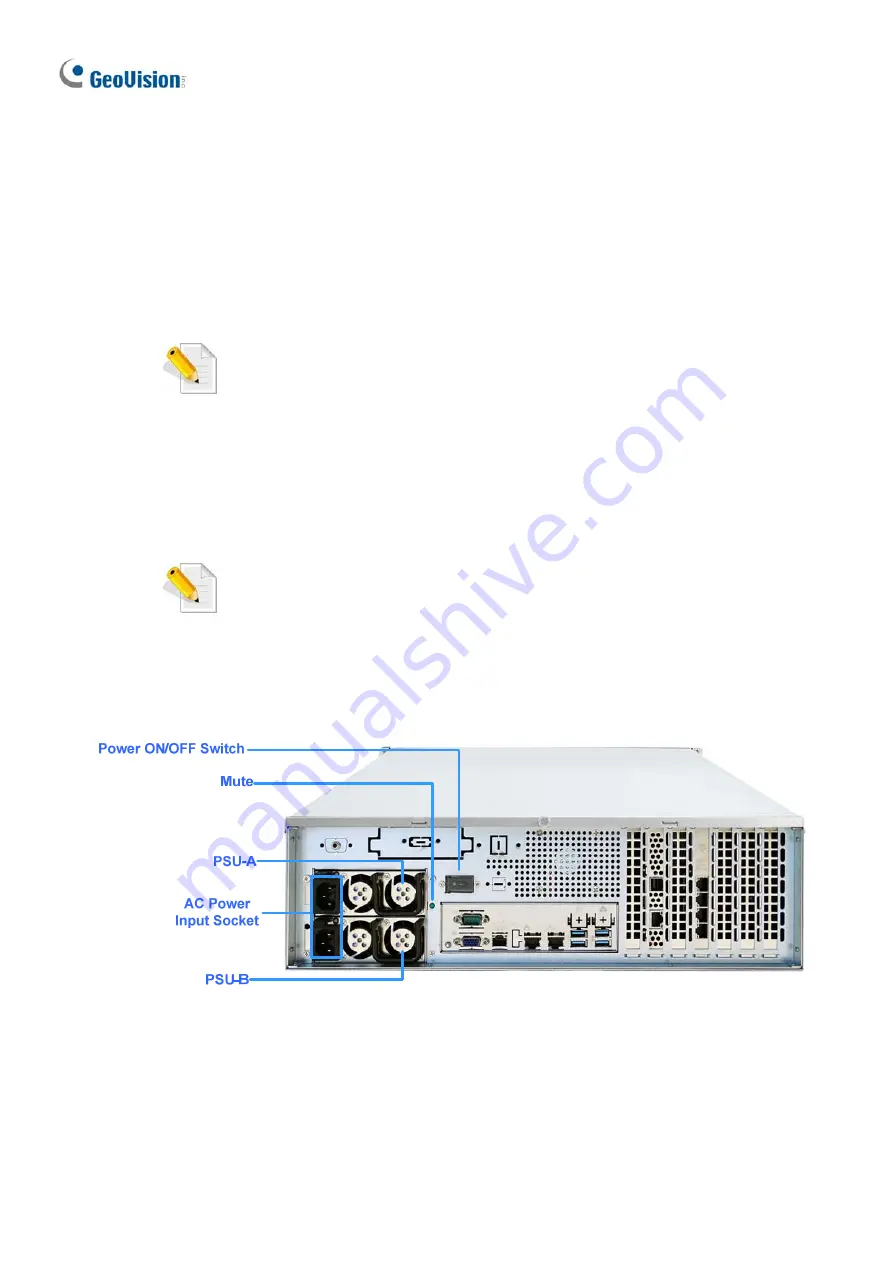 GeoVision GV-Storage System V3 Hardware User Manual Download Page 21