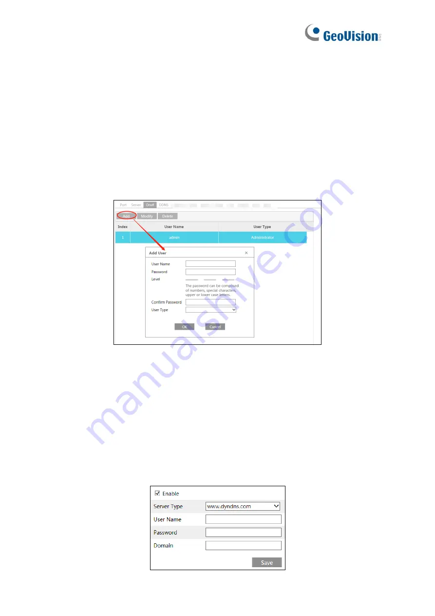 GeoVision GV-TMEB5800 User Manual Download Page 61