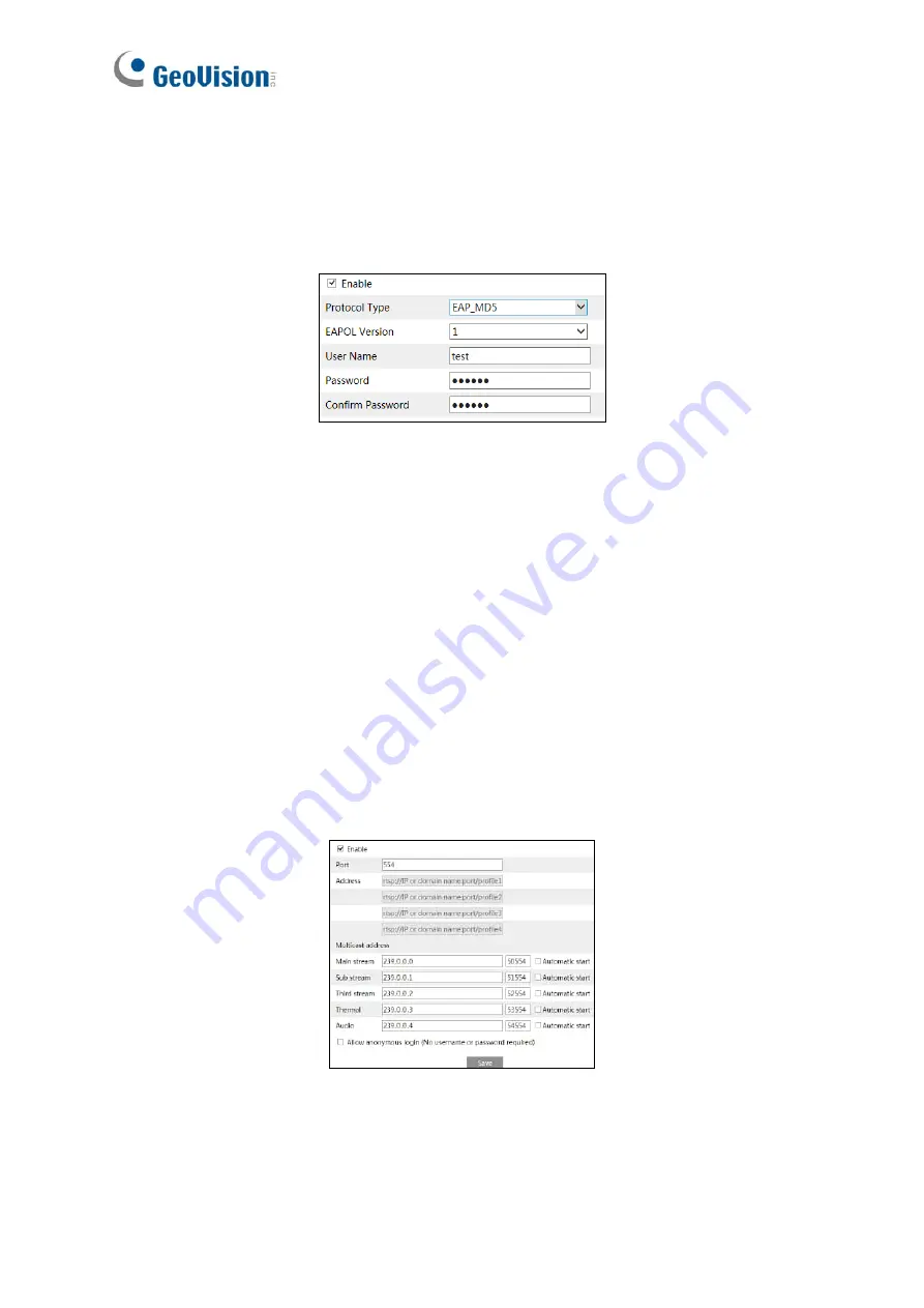 GeoVision GV-TMEB5800 User Manual Download Page 64