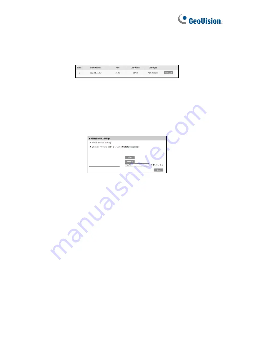 GeoVision GV-TMEB5800 User Manual Download Page 73