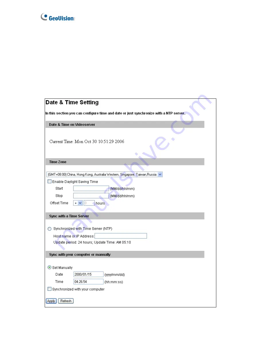 GeoVision GV-VS01 Manual Download Page 44