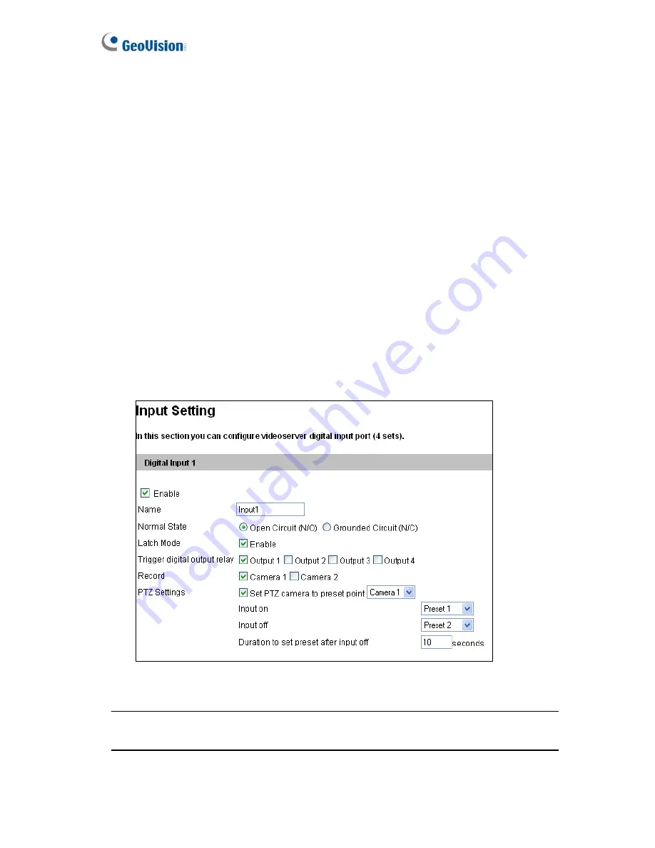 GeoVision VSV13-A-EN User Manual Download Page 28