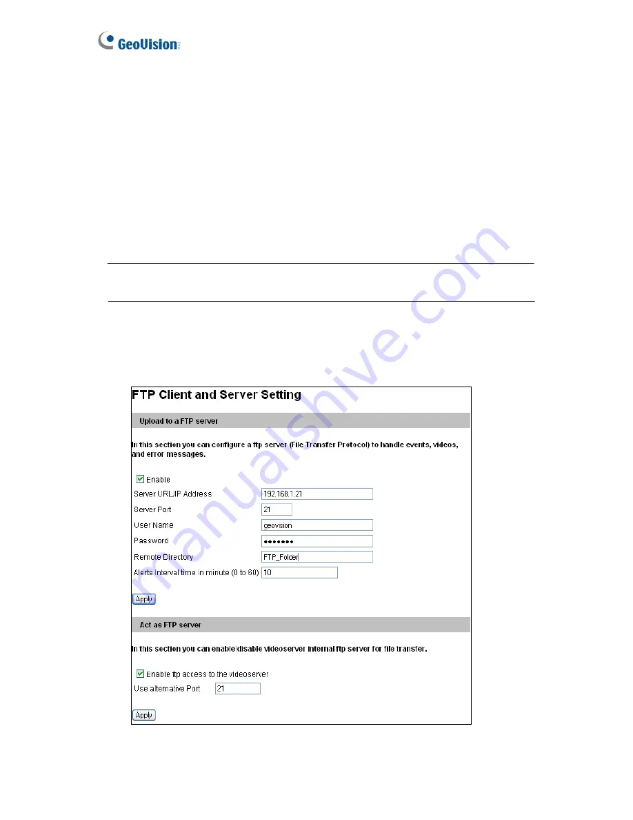 GeoVision VSV13-A-EN User Manual Download Page 32