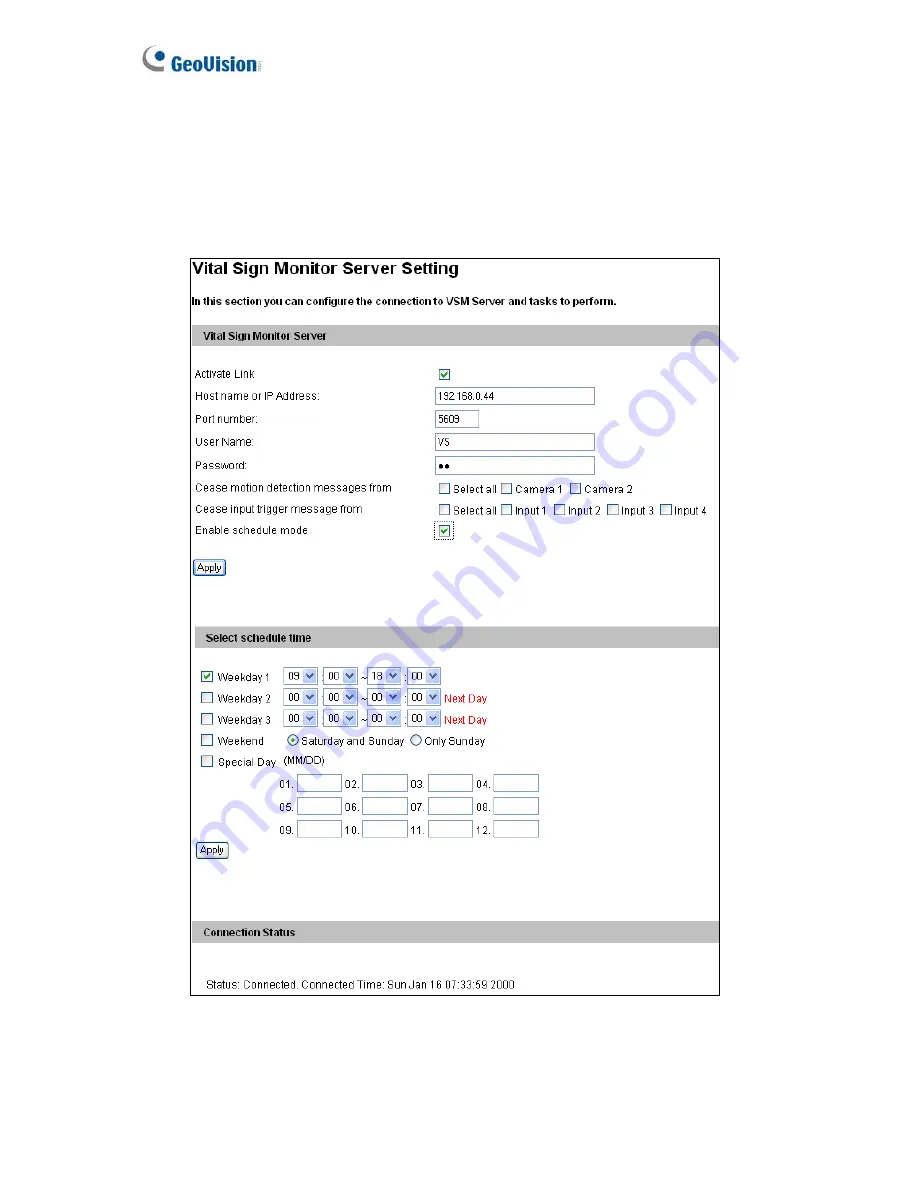 GeoVision VSV13-A-EN User Manual Download Page 36