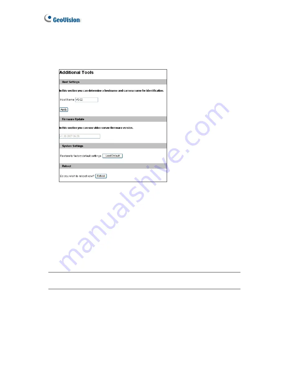 GeoVision VSV13-A-EN User Manual Download Page 54