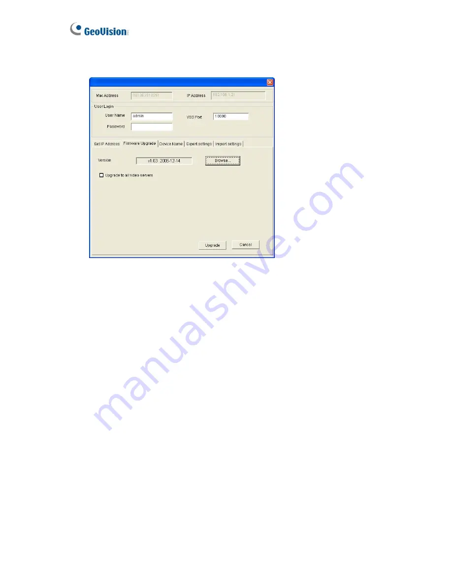 GeoVision VSV13-A-EN User Manual Download Page 60