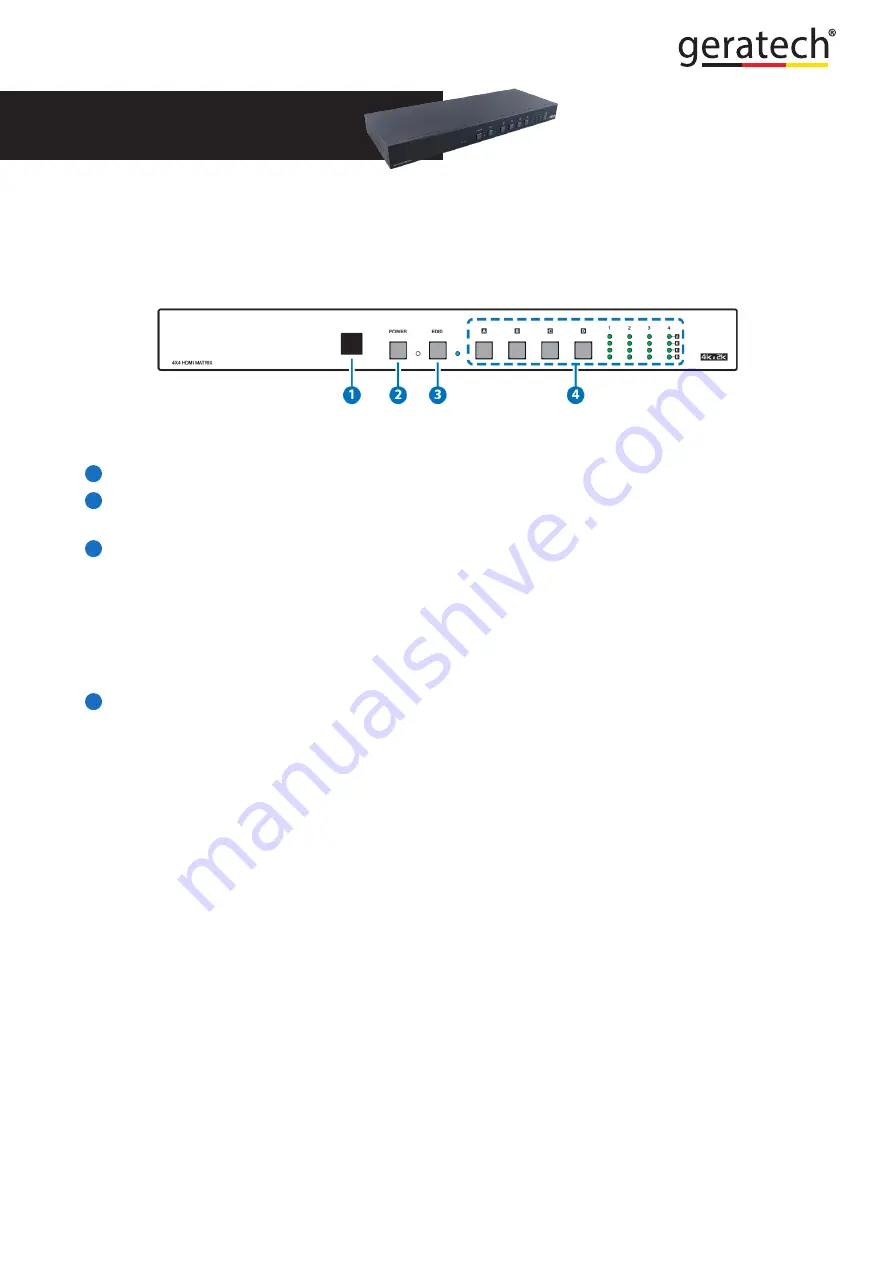 geratech EGE-UHD-444 Manual Download Page 8