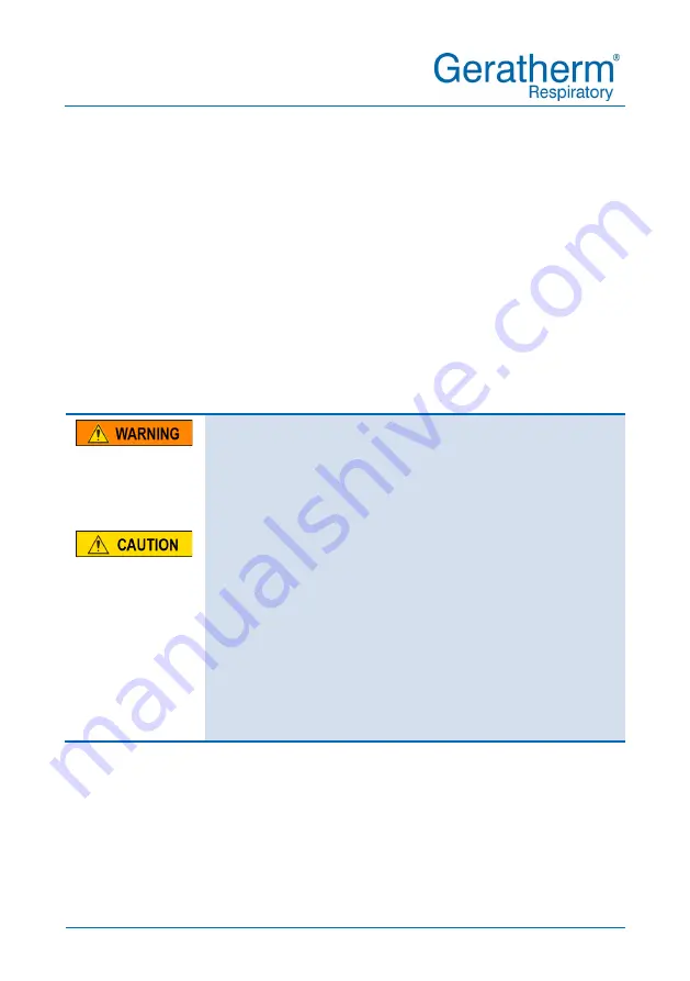 GERATHERM 40600 Instructions For Use Manual Download Page 21