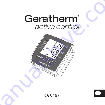 GERATHERM GT-1215 Instructions For Use Manual Download Page 199