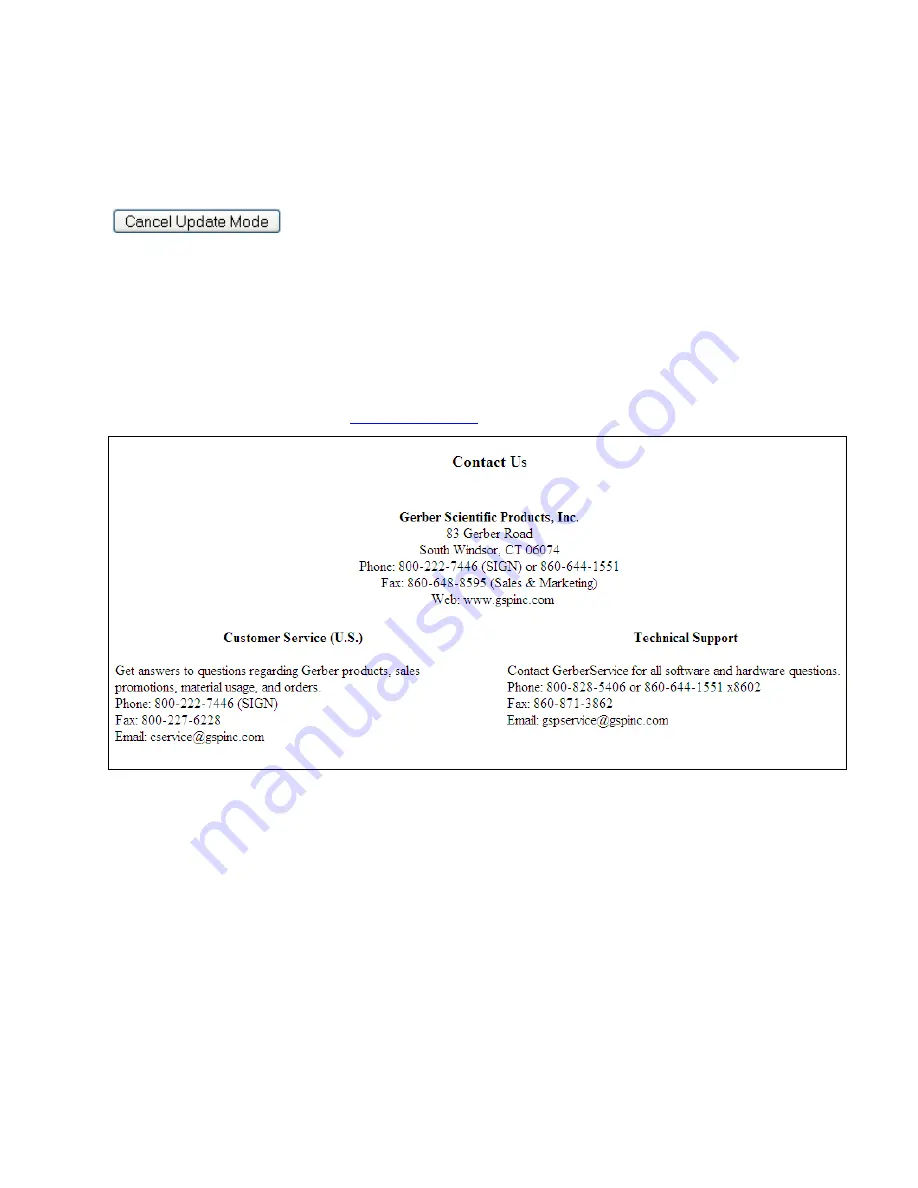 Gerber CAT UV Owner'S Manual Download Page 147