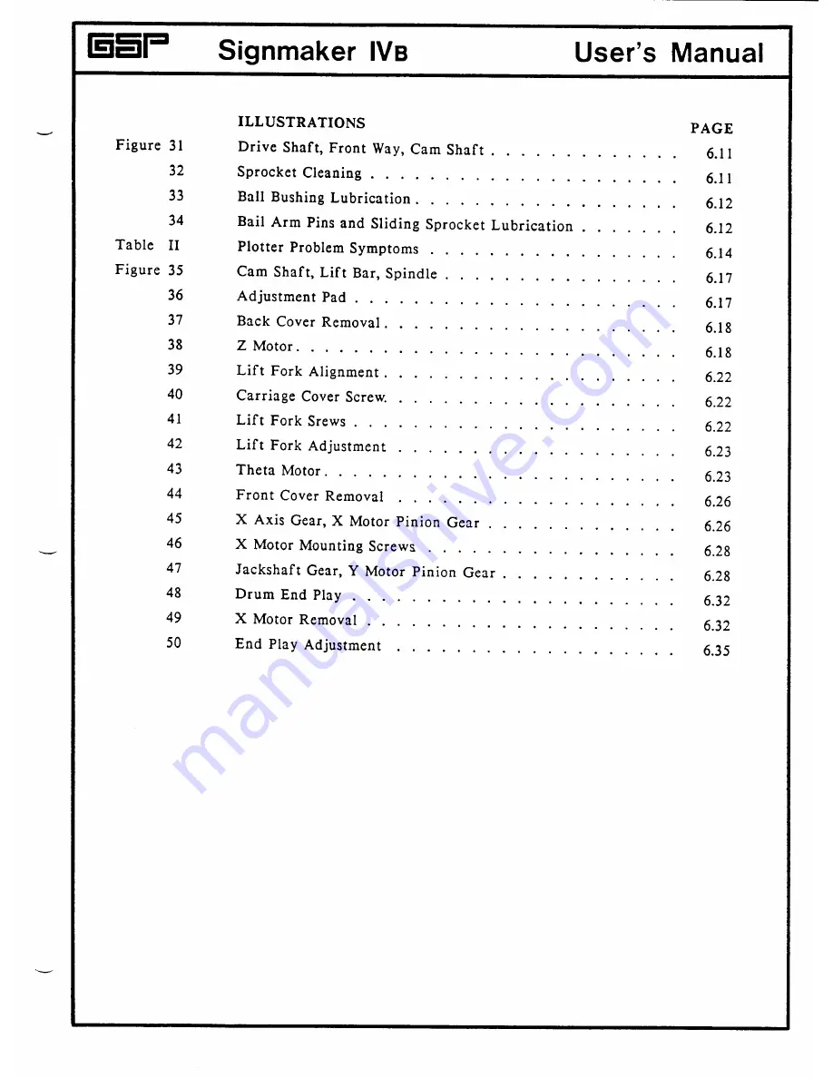 Gerber Signmaker IVB User Manual Download Page 7