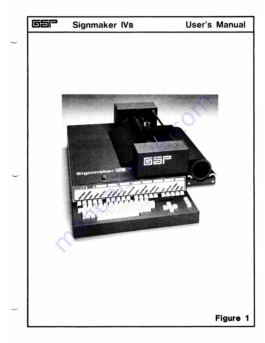 Gerber Signmaker IVB User Manual Download Page 8