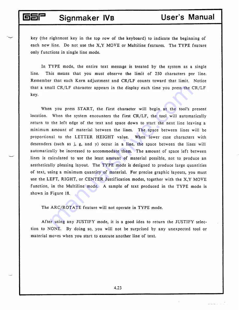 Gerber Signmaker IVB User Manual Download Page 53