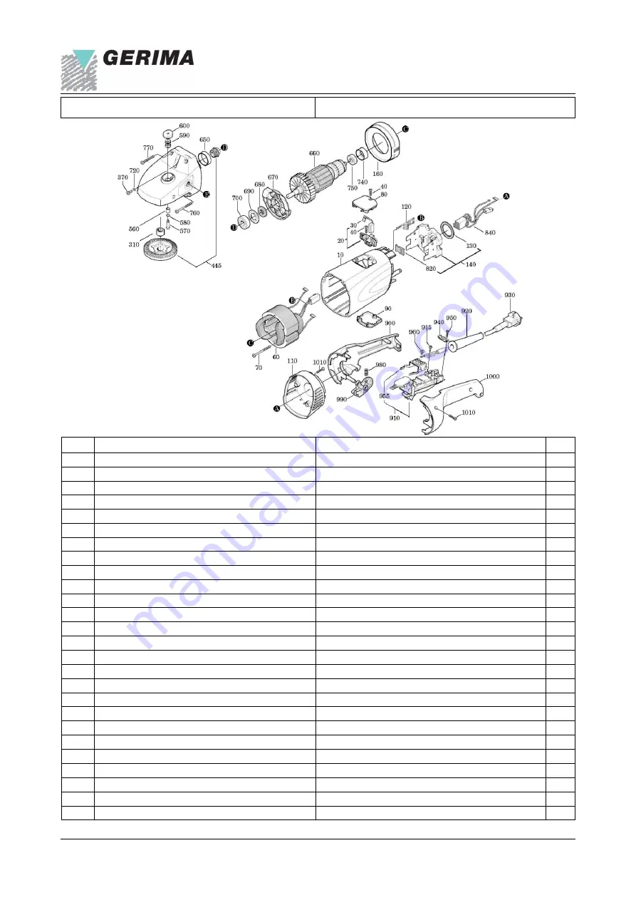 Gerima SMA 50 BEV-14.F1 Operating Manual Download Page 21