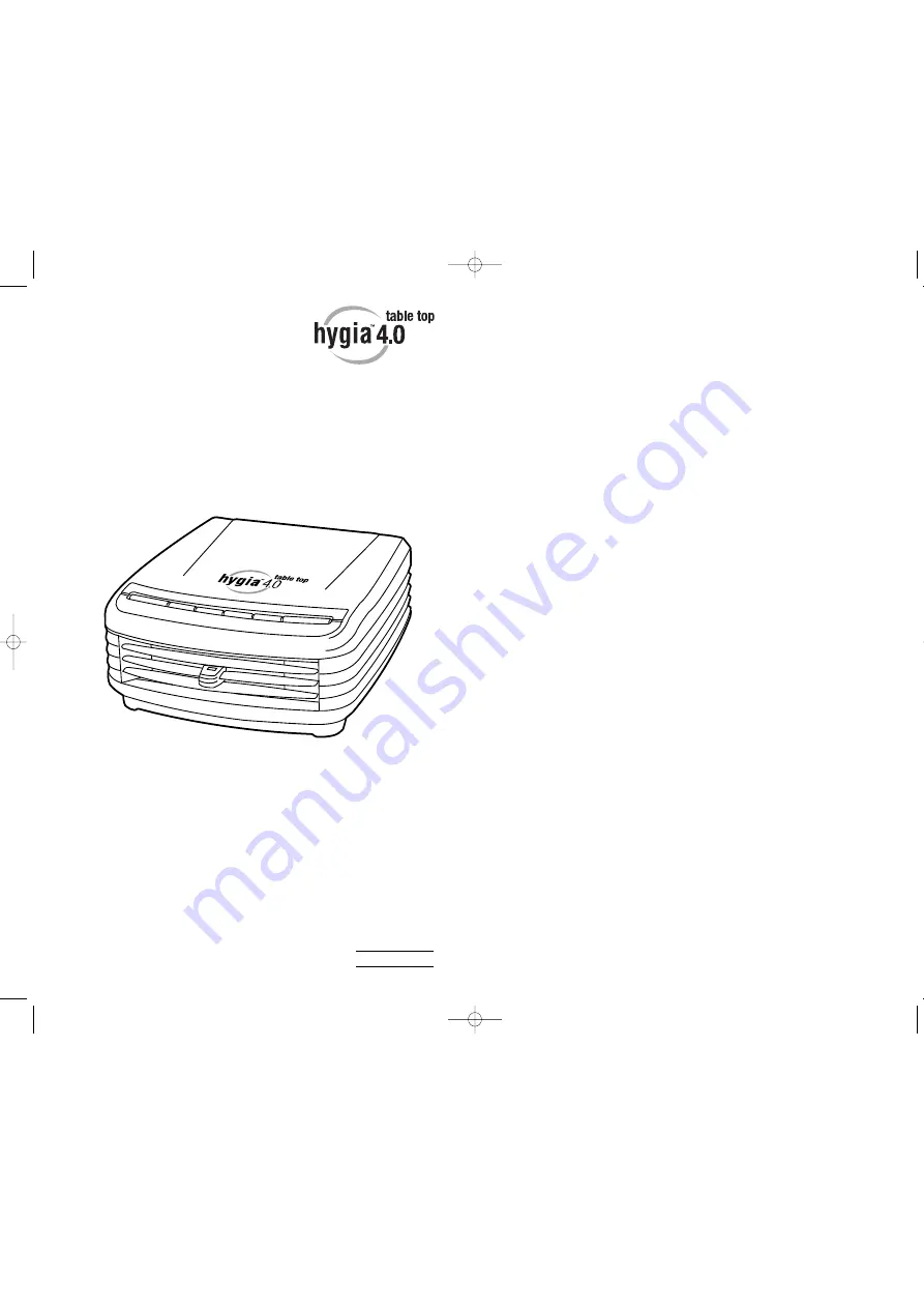 Germ Guardian Hygia 4.0 Installation And Use & Care Instructions Download Page 8