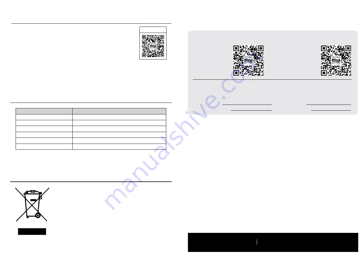 German pool EFF-614 User Manual Download Page 10