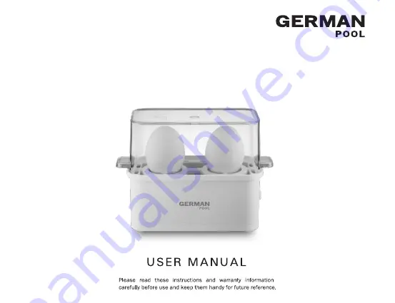 German pool EGG-252 User Manual Download Page 1