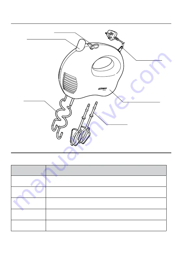 German pool HMX-151 User Manual Download Page 6