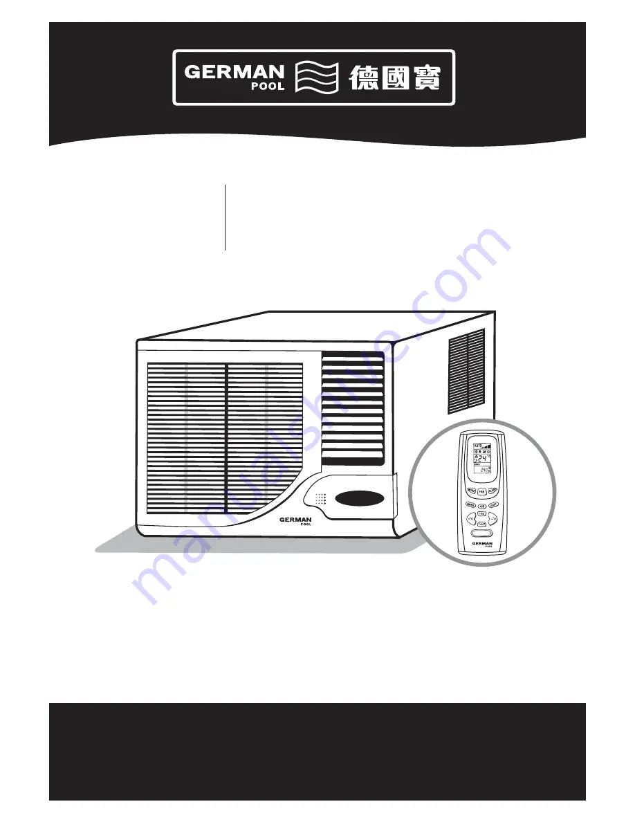 German pool WAC-307R Operating Instructions Manual Download Page 1