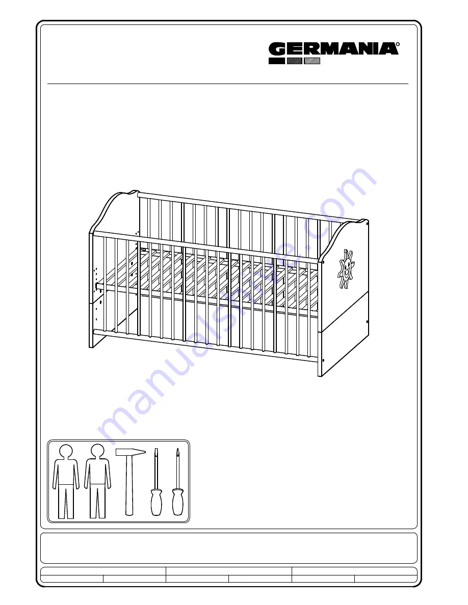 Germania Kinderbett 0880 Скачать руководство пользователя страница 1