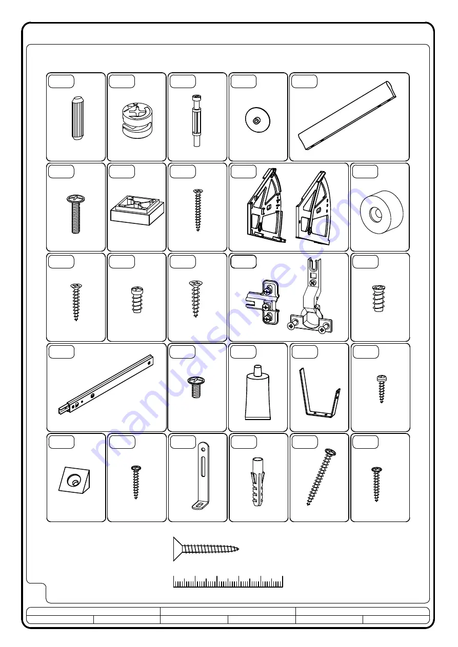 Germania Schuhschrank 3025 Assembly Instruction Manual Download Page 2