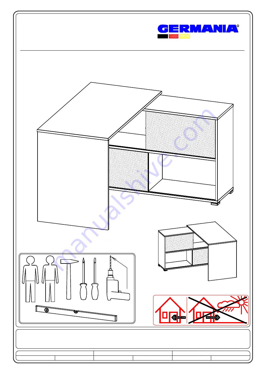 Germania Writing Desk 4036 Скачать руководство пользователя страница 1