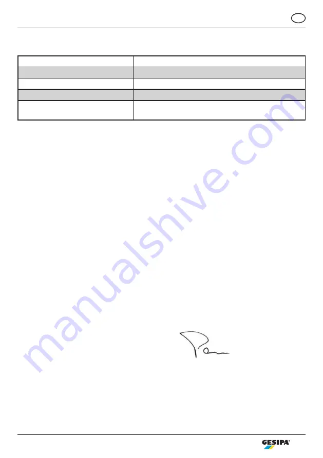 Gesipa taurus 1 Operating Manual With Spare Parts List Download Page 82