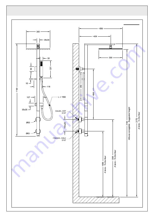 Gessi 23411 Installation Instructions Manual Download Page 3