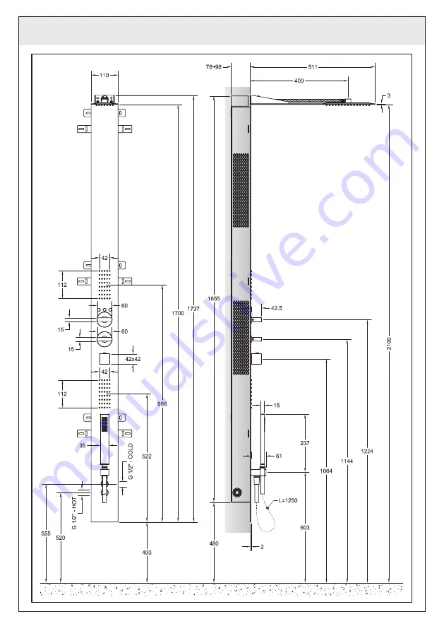 Gessi 39807 Скачать руководство пользователя страница 8